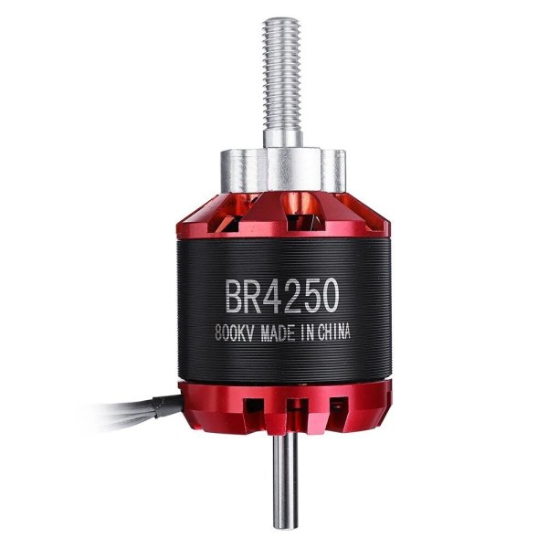 画像1: 1 個 Racerstar rc ブラシレスモーター br4250 800kv 3s-7s サポート 11*5.5 プロップ固定翼 rc 飛行機ドローン S221646528 (1)