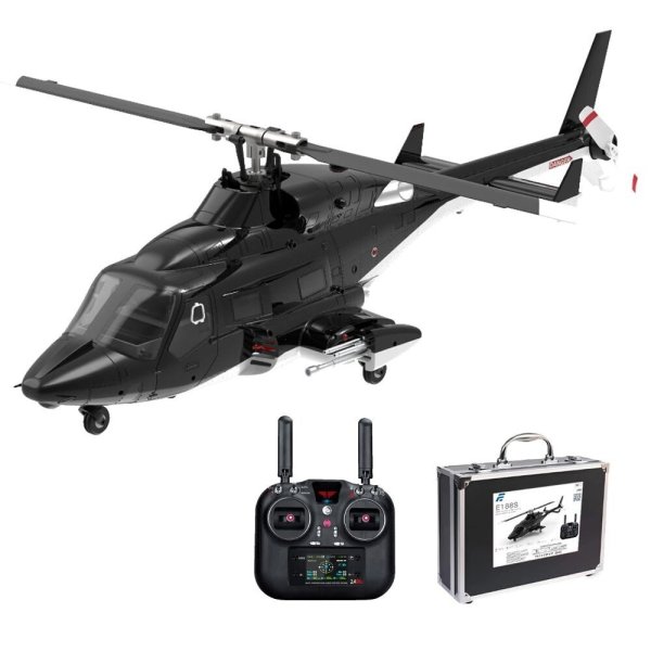 画像1: Eachine E188S エアウルフ GPS RCヘリ アルミ箱 9ch 6G ブラシレス  LiDAR高度維持 S222032157 (1)