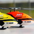画像2: バッテリー2個付き BNF OMPHOBBY m1 v1 2.4G 6ch 3D エアロバティック デュアル ブラシレス ダイレクトドライブモーター RC ヘリコプター  S222035427 (2)