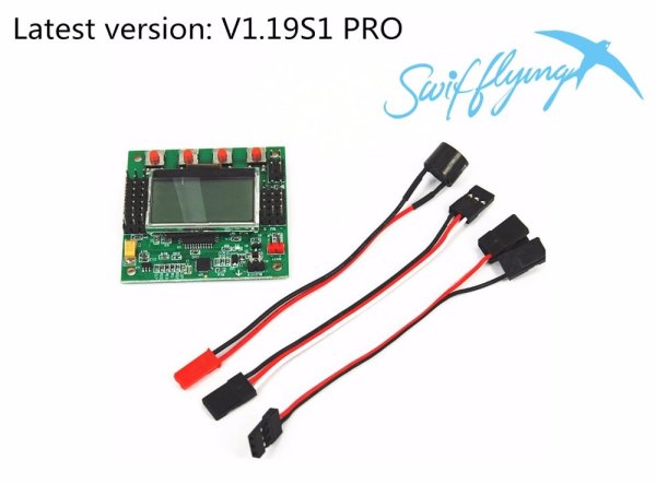画像1: Swiftflying KK 2.1.5 LCD マルチローター フライト コントロール ボード KK2.1.5 最新 V1.19S1 クアッドコプター KK2 6050MPU 644PA および USB ASP S222251832653268153 (1)