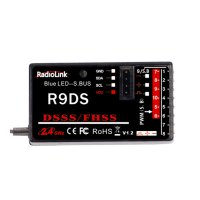 RadioLink AT9 AT10トランスミッターRCヘリコプターマルチローターサポートSバス用ラジオリンクR9DS 2.4G 9CH DSSSレシーバー S832375455430