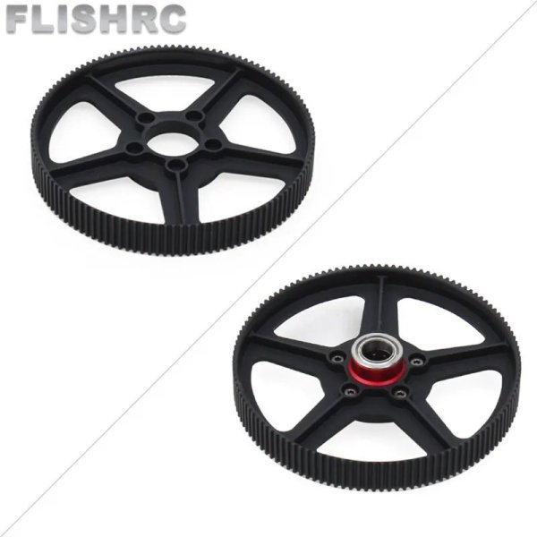 画像1: ALZRC - Devil 380 FAST 120T プラスチックメインプーリーセット D380F31 S2232507505795 (1)