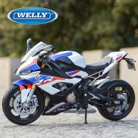 Welly 1:12 BMW 2021 S1000RR ホワイト ダイキャスト コレクション趣味 バイク模型 S223256803613964508