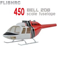 ROBEN 450 Bell 206 スケール 胴体 シミュレーション ヘリコプター 450PRO S223256803791113774