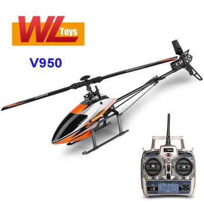 画像1: WL V950 RC ヘリコプター RTF 2.4G 6CH 3D 6G ブラシレス モーター プレーン フライバーレス Aircaft ギフト フレンド S223256804120166031