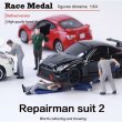 画像2: RM 1:64 ミニ自動車修理工ミニフィギュアモデル S223256804810837029 (2)