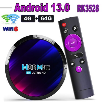 画像1: H96 MAX android 13 TV ボックス RK3528 4G + 64GB 2.4G 5G WIFI 6 BT 5.0 グローバル メディア プレーヤー セットトップ レシーバー S223256805220499655