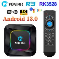 VONTAR R3 RGB TV ボックス android 13 2G+16GB Rockchip RK3528 サポート 8K ビデオ BT5.0 Wifi6 Google 音声入力メディアプレーヤーセットトップ S223256805383507751