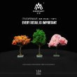 画像1: MoreArt 1:64 シミュレーション樹脂植物樹木モデルマイクロシーン装飾アクセサリーシーン撮影小道具 S223256805618026645 (1)