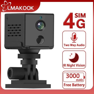 画像1: LMAKOOK 32GB 4MP 4G SIM カード ミニカメラ 内蔵 3000mAh バッテリー PIR 人体検出 WIFI セキュリティ監視 IP OKAM PRO S223256805773120179