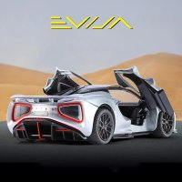 1:24 Lotus Evija スーパーカー 合金 ダイキャスト車模型の音と光 S223256806552850389