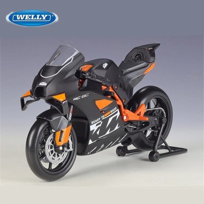 画像1: Welly 1:12 KTM RC 8C 合金 ロードレースバイク模型ダイキャスト メタルストリート スポーツクロスカントリー S223256806597314897