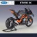 画像5: Welly 1:12 KTM RC 8C 合金 ロードレースバイク模型ダイキャスト メタルストリート スポーツクロスカントリー S223256806597314897