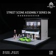 画像1: モアアート 1:64 ストリートシーンシリーズ 06 駐車場ジオラマ ライトバージョン ディスプレイ&コレクション&ギフト用ジオラマ S223256808440615629 (1)