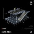 画像6: More Art 1:64 スチールフレーム構造プラットフォーム駐車場ジオラマ ディスプレイ&コレクション&ギフト用 S223256808953088755 (6)