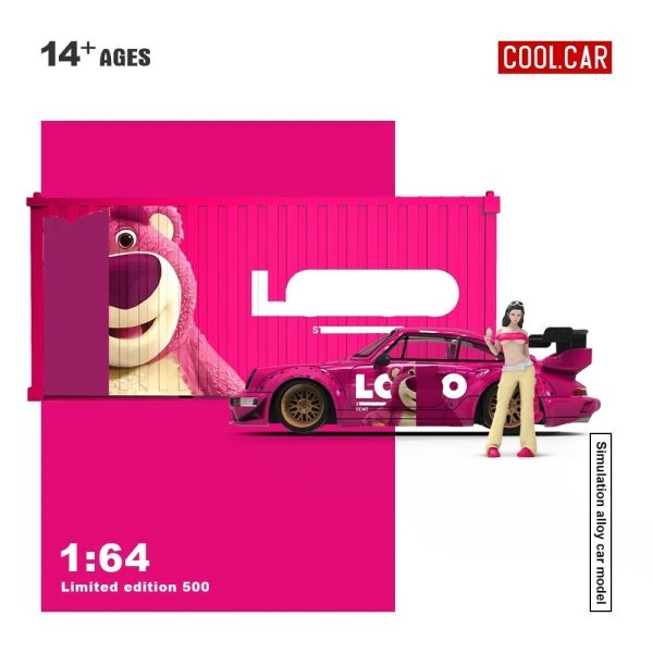 画像5: *予約注文*クールカー 1:64 964 ピンクベアペイントシミュレーション合金車モデルアクション&おもちゃフィギュアコレクション&ディスプレイ&ギフト用 S223256808968574856 (5)