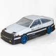 画像5: RC 1/10 ドリフトカー塗装済PVCボディ 190/195/200mm HSP 94123等 S2032747999416 (5)