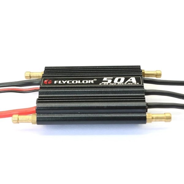 画像1: 50AブラシレスESC 2-6S BEC 5.5V RCボート用 S2232829383516_1 (1)