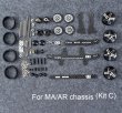 画像4: MA/AR  S1/ S2  FMシャーシアップグレードセット（1/32スケールミニ4WD車モデル用） S2032973291022 (4)