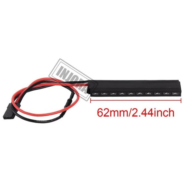 画像3: INJORA 32/62mm ブレーキライトランプ - 1/10 RC クローラー用 アキシャル SCX10 90046/レイス RR10/TRX-4/D90/タミヤ対応 S2233017191360 (3)