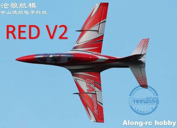 画像1: RC モデル Freewing EPO RC 飛行機 Avanti V2 80mm EDF ジェット飛行機 80 インランナー EDF 飛行機 6s PNP キット 格納式着陸装置 S2233036656308 (1)