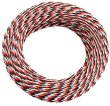 画像2: 5M16フィート22AWG26awg30 / 60コア3ウェイツイストサーボ延長ケーブルJRFutabaツイストワイヤーリードRC飛行機用 S204000287024568 (2)