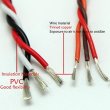 画像5: 5M16フィート22AWG26awg30 / 60コア3ウェイツイストサーボ延長ケーブルJRFutabaツイストワイヤーリードRC飛行機用 S204000287024568 (5)