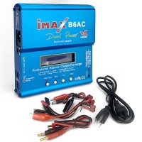 IMAX B6AC RC Lipoバッテリー充電器80W（1〜6S）LiPo / Li-ion / Life / LiHV / Lilo、（1-15S）NiMH / NiCd、LCDスクリーン内蔵ACアダプター S2091689378023