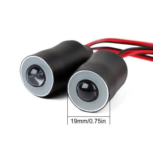 画像2: INJORA 1PCS RCカー 2モード 19MM LEDヘッドライト 1/10 クローラー Axial SCX10 90046 S22d1412071326 (2)