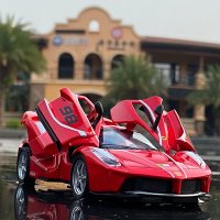 1:32 Ferraris FXXK Laferrari スーパーカー 車模型 合金 ダイカスト プルバックのグッズ S22d1527506544