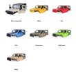 画像9: ハードプラスチック製カーシェル 313mmホイールベース ジープ ラングラー ルビコン ボディキット 1/10 RCクローラー Axial SCX10 90046 90047 RGT EX86100用 S22d1563222059 (9)