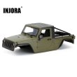 画像1: INJORA 12.3 インチ 313 ミリメートル ホイールベースピックアップボディシェル未組み立てキット 1/10 RC クローラー車 アキシャル  SCX10  II 90046 ジープラングラー S22d2034001207 (1)