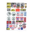 画像2: RCカー ロゴラベル ステッカー1/10 クローラー アキシャル  SCX10 IIIラングラージープ90046トラクサス TRX4 ディフェンダーTRX6 G63 D100 D90 S20d2518370548 (2)