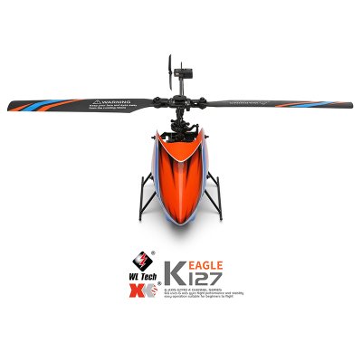 画像4: WL Helicopters K127  2.4G Hz 4CH 6-Aixs ジャイロスコープ シングル ブレード プロペラ ジャイロ ミニ RC ヘリコプター ギフト v911 S22d2524102822