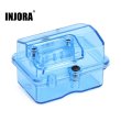 画像1: INJORA 青 プラスチック 防水 受信機ボックス 1/10 RCカー用 S22d2559910559 (1)