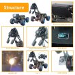 画像4: Adeept PiCar Pro 2in1 ロボットカー 4WD AI学習 S22d2610457149 (4)