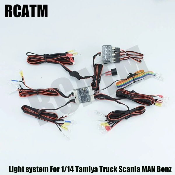 画像1: タミヤ スカニア ベンツ ボルボ LEDライト DIYトラック改造 S22d2697105113 (1)