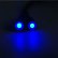 画像5: 天使 & 悪魔の目 LED 2 LED ヘッドライトヘッドランプ電球 10/13/17/22 ミリメートル OD ライト 1/10 RC モデルカー トラック 用 S22d2788513481