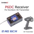 画像2: RCサーボ DUMBORC X6F/X6FG/X6DC/X6DCG 2.4G 6CH ラジオコントロールシステム レシーバー X4 X5 X6 X6P トランスミッター RCカー ボート用 S22d3109714550 (2)