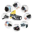 画像4: Microbit V2付き: Yahboom Microbitカー プログラミング可能な Microbit V2 V1用 コーディングロボット バッテリー付き CE RoHS STEM教育用 Microbitロボット S22d3417453367 (4)