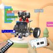 画像1: Microbit V2搭載：Yahboom プログラミング可能なロボットスマートカー 子供用ギフト 教育 DIY 学習コーディングキット APP IRコントロール Microbit V2対応 S22d3428913538 (1)