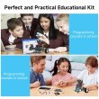 画像4: Microbit V2搭載：Yahboom プログラミング可能なロボットスマートカー 子供用ギフト 教育 DIY 学習コーディングキット APP IRコントロール Microbit V2対応 S22d3428913538 (4)