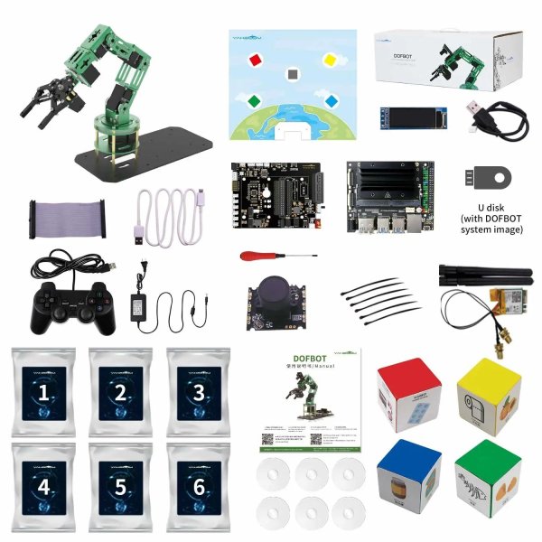 画像1: Jetson Nano ROSロボットアーム 6DOF AIビジョン 15KGサーボ付属 S22d3429263424_1 (1)