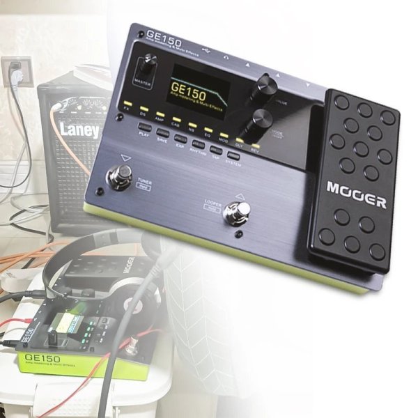 画像1: MOOER GE150 ギターペダル マルチエフェクトアンプ OTG ルーパー 151エフェクト タップテンポ ギターアクセサリー S22d3546326987 (1)