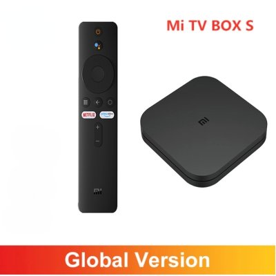 画像1: Xiaomi Mi TV Box S android 8.1 4K HDR 2G 8G WiFi BT4.2 Google キャスト Netflix EU 充電器 S22d3559134884