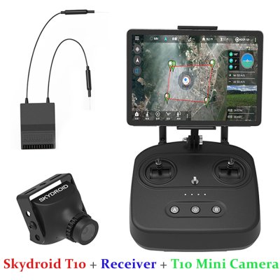 画像2: Skydroid T10 ミニカメラ R10 受信機付き 4 in 1 10km デジタルマップ伝送付き植物保護機用 S22d3687622924