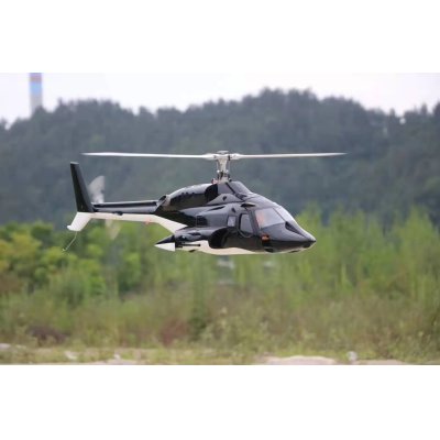 画像3: トレックス シリーズ フレーム ベル 222 エアウルフ ヘリコプター 用 450 スケール グラスファイバー胴体 S22d3798761081