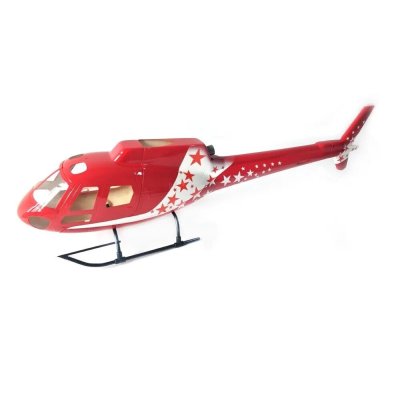 画像2: ユーロコプター AS350 リス ヘリコプター 用 450 スケール グラスファイバー胴体 S22d3802461676