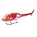 画像2: ユーロコプター AS350 リス ヘリコプター 用 450 スケール グラスファイバー胴体 S22d3802461676 (2)