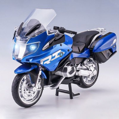 画像3: 1:12R1250RTアロイダイキャストバイク模型コレクションサウンドとライトオフロードオートサイクルカー S22d3900191824